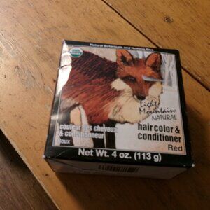 light mountain organic 4 oz hair color and conditioner red Henna